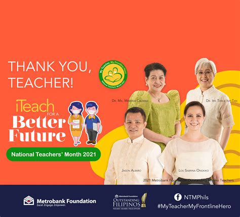 About National Teachers’ Month » Metrobank Foundation.